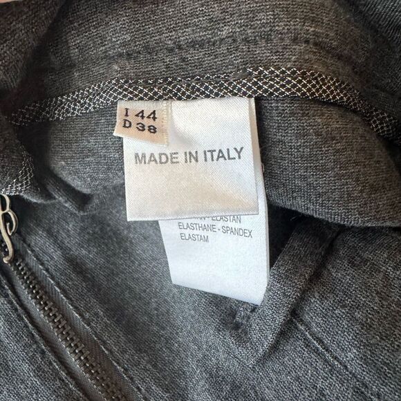 100% AUTHENTIC BLUMARINE GRAY COLOR LADY’S PANTS, SIZE  EU 44”,  MADE IN ITALY - Picture 5 of 16